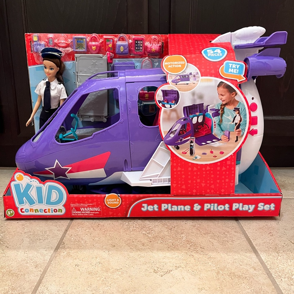 KID CONNECTION Jet Plane & Pilot Set
